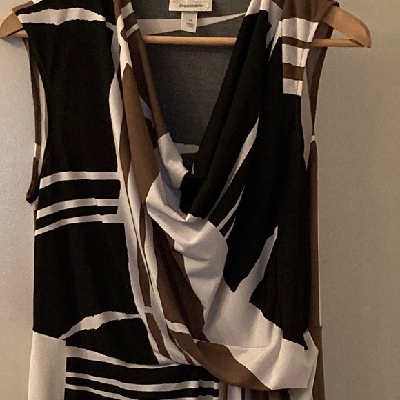 Cowl neck, cotton spandex tank dress - Picture 2 of 8